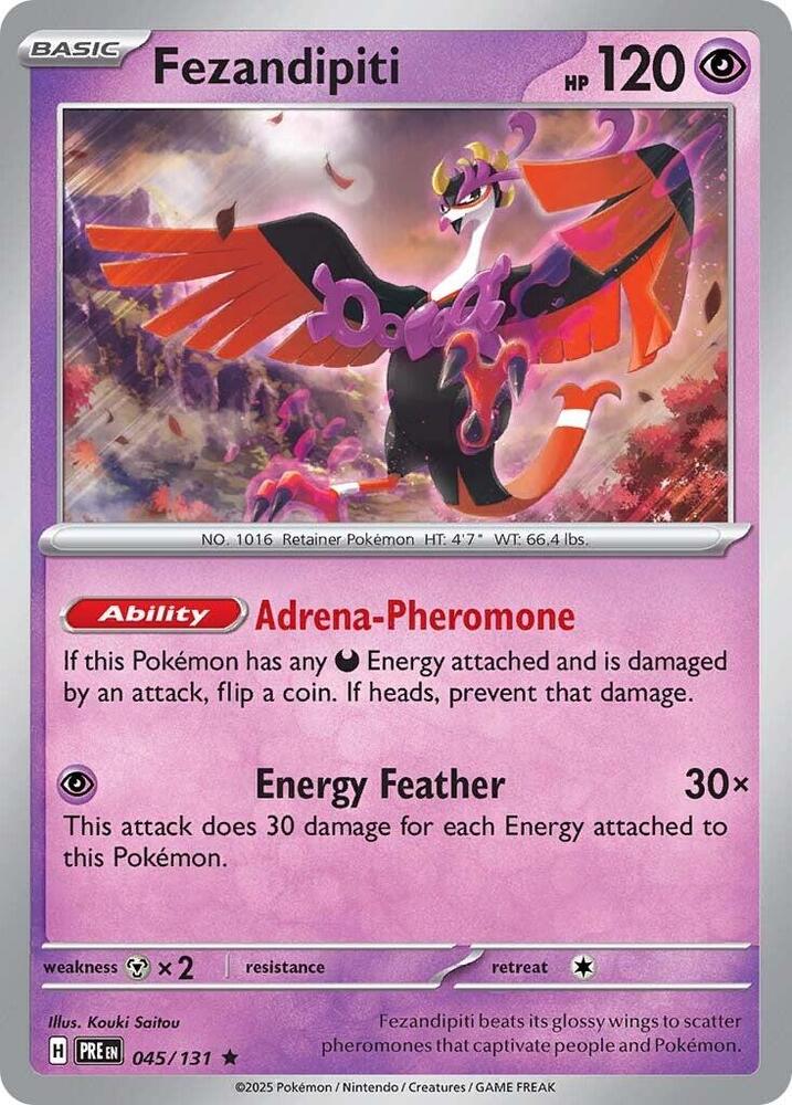Fezandipiti (045/131) [Scarlet & Violet: Prismatic Evolutions] - Waypoint Games CA