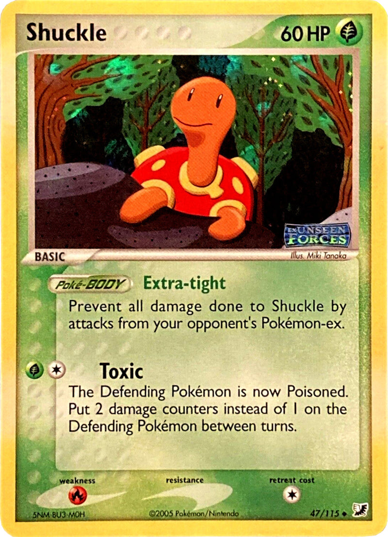 Shuckle (47/115) (Stamped) [EX: Unseen Forces] - Waypoint Games CA