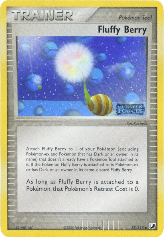 Fluffy Berry (85/115) (Stamped) [EX: Unseen Forces] - Waypoint Games CA
