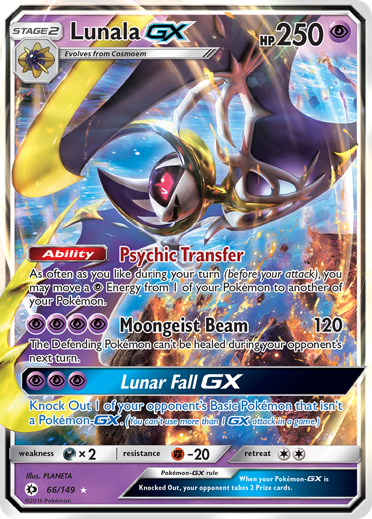 Lunala GX (66/149) [Sun & Moon: Base Set] - Waypoint Games CA