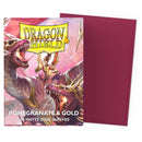 Dragon Shield Dual Matte Pomegranate Gold Sleeves 100ct