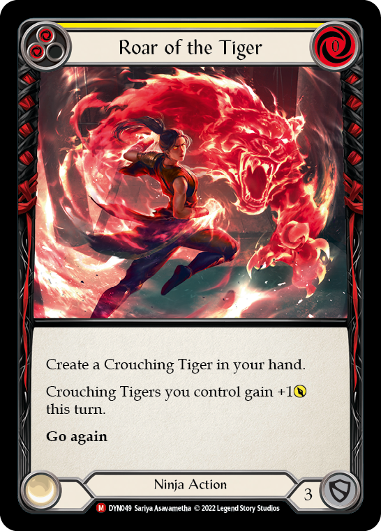 Roar of the Tiger [DYN049] (Dynasty)  Rainbow Foil - Waypoint Games CA