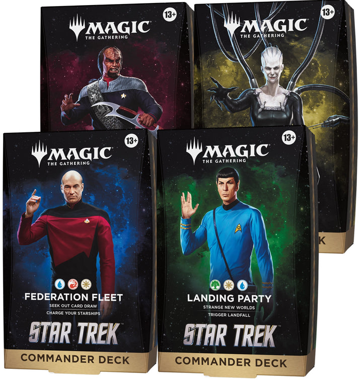 Star Trek Commander Decks Set of 4