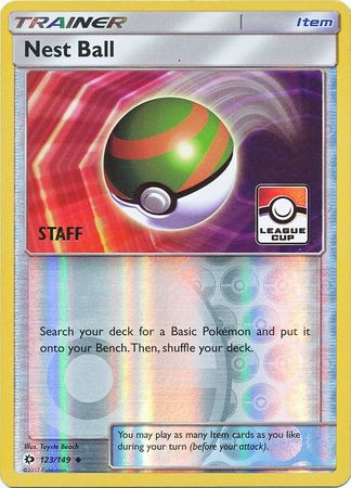 Nest Ball (123/149) (League Promo Staff) [Sun & Moon: Base Set] - Waypoint Games CA