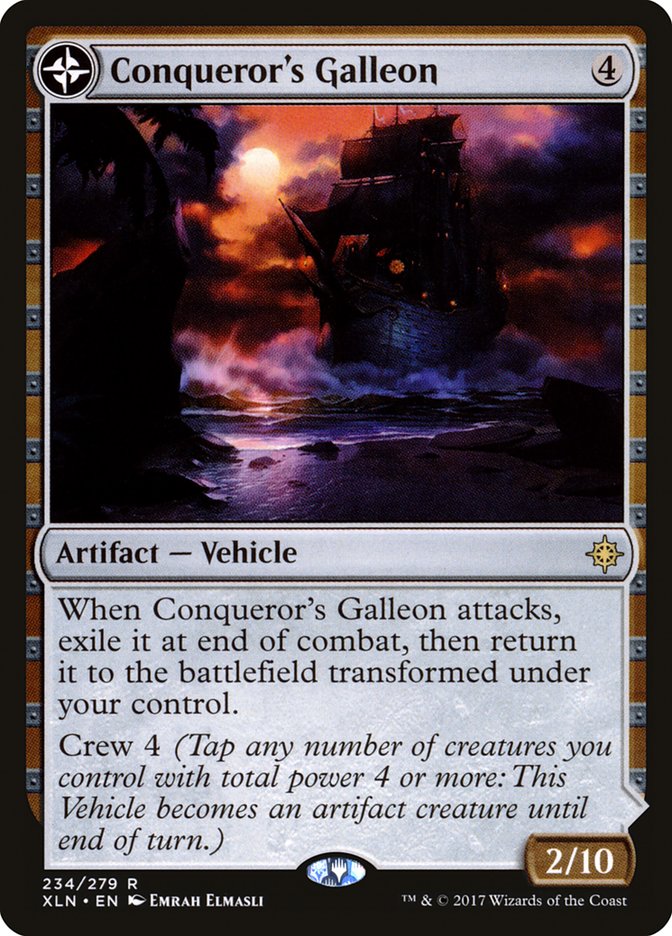 Conqueror's Galleon // Conqueror's Foothold [Ixalan] - Waypoint Games CA