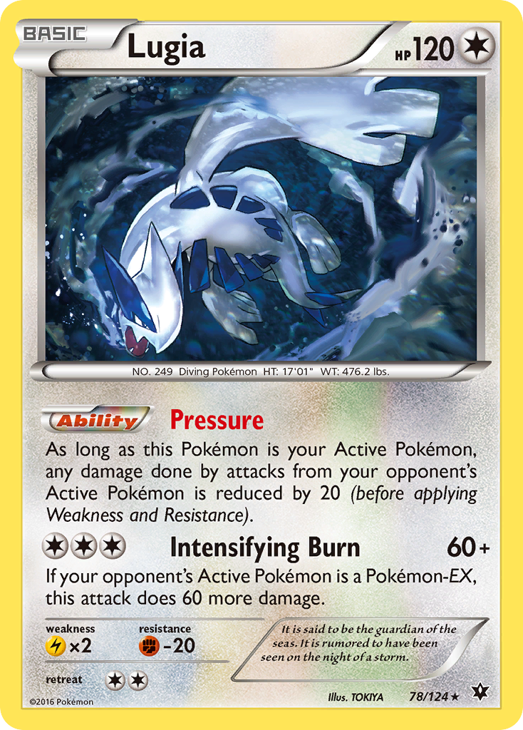 Lugia (78/124) [XY: Fates Collide] - Waypoint Games CA