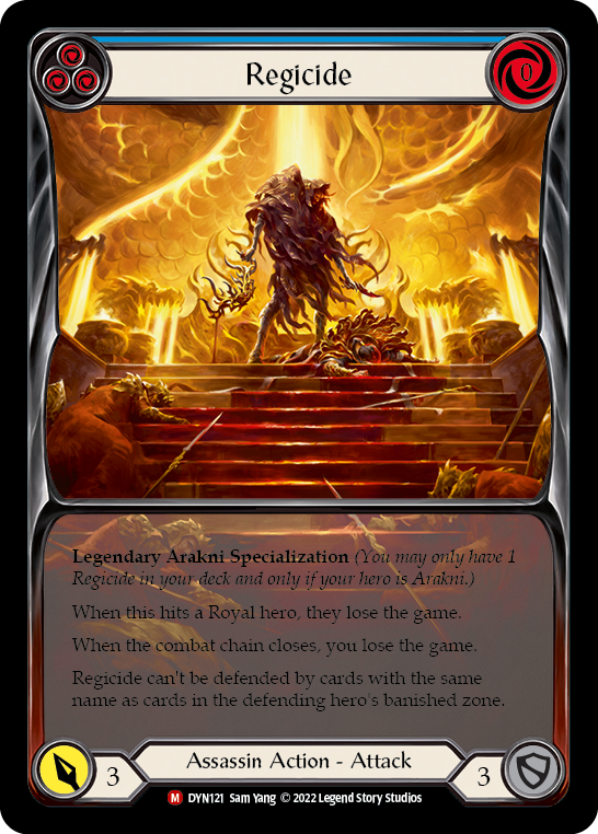 Regicide (Extended Art) [DYN121] (Dynasty)  Rainbow Foil - Waypoint Games CA