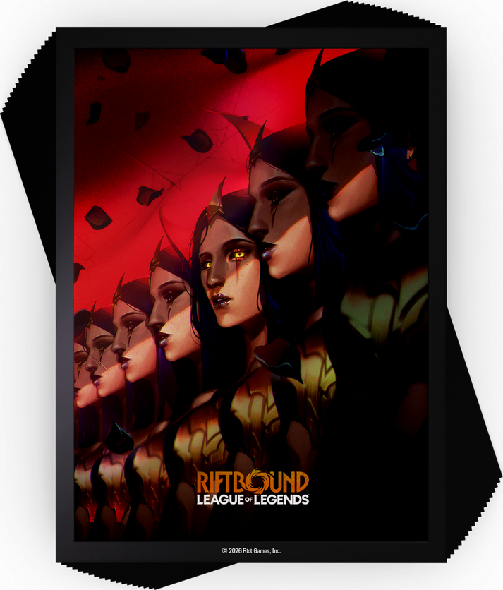 Riftbound: League of Legends TCG Art Sleeves - Standard Size - 100ct - Unleashed - Leblanc, Deceiver