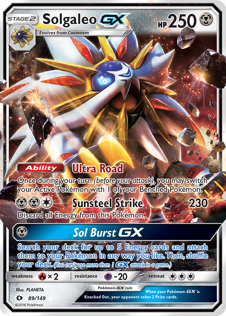 Solgaleo GX (89/149) [Sun & Moon: Base Set] - Waypoint Games CA