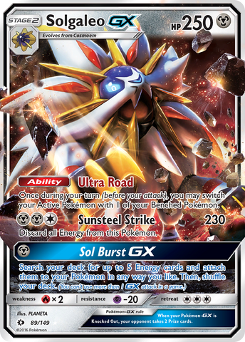 Solgaleo GX (89/149) [Sun & Moon: Base Set] - Waypoint Games CA