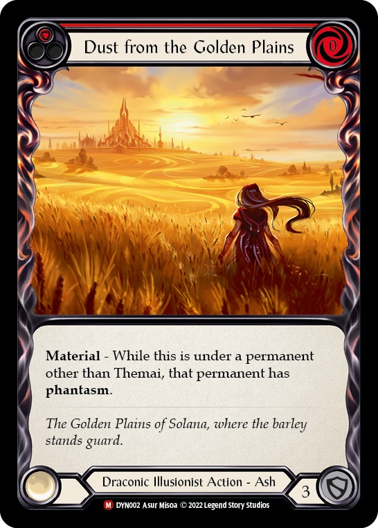 Dust from the Golden Plains [DYN002] (Dynasty)  Rainbow Foil - Waypoint Games CA