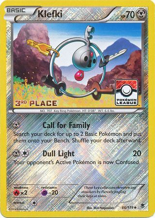 Klefki (66/119) (League Promo 3rd Place) [XY: Phantom Forces] - Waypoint Games CA