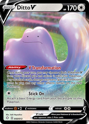 Ditto V (050/072) [Sword & Shield: Shining Fates] - Waypoint Games CA