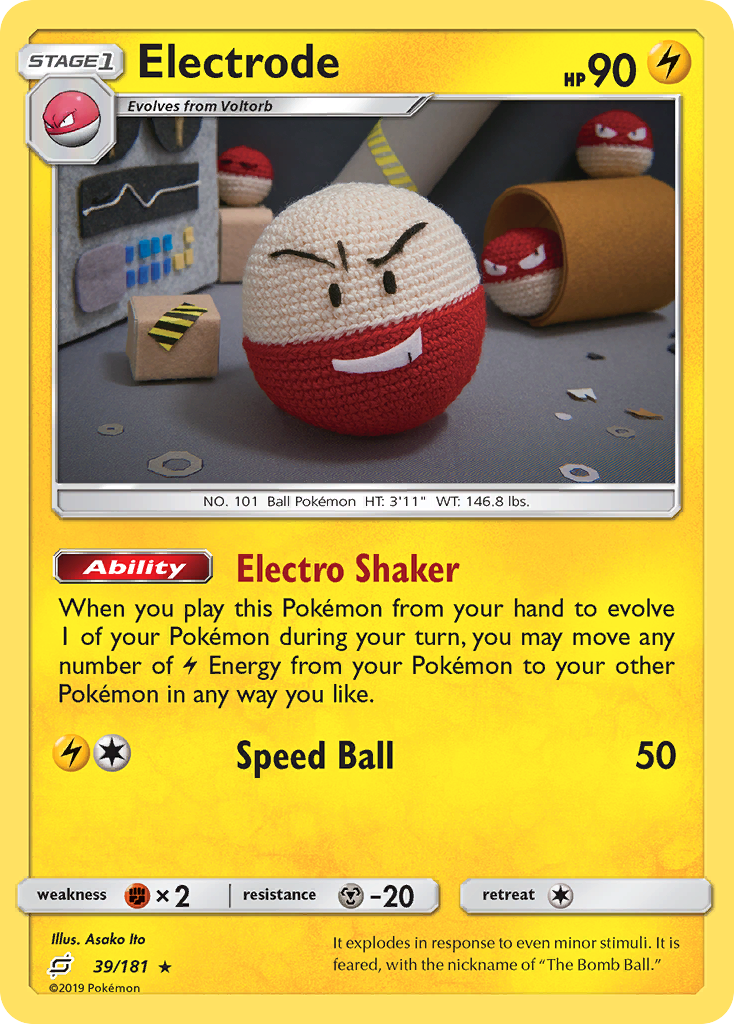 Electrode (39/181) [Sun & Moon: Team Up] - Waypoint Games CA
