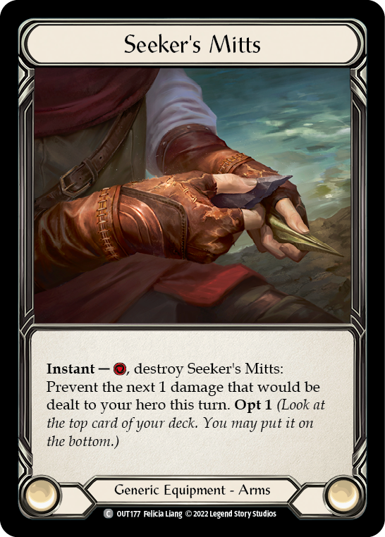 Seeker's Mitts [OUT177] (Outsiders) - Waypoint Games CA
