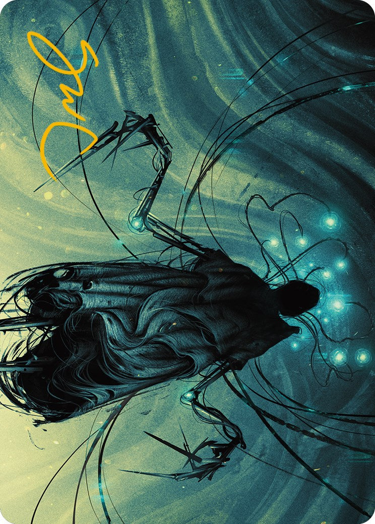 Ichor Synthesizer Art Card (Gold-Stamped Signature) [Phyrexia: All Will Be One Art Series] - Waypoint Games CA