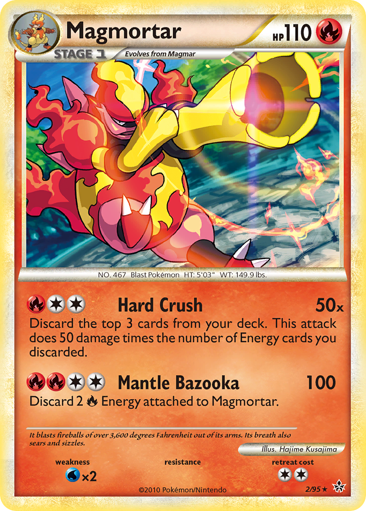 Magmortar (2/95) [HeartGold & SoulSilver: Unleashed] - Waypoint Games CA