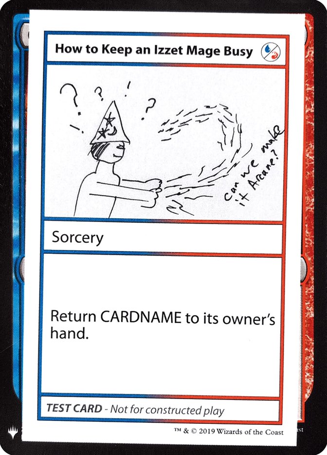 How to Keep an Izzet Mage Busy [Mystery Booster Playtest Cards] - Waypoint Games CA