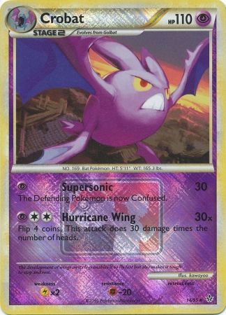Crobat (14/95) (League Promo) [HeartGold & SoulSilver: Unleashed] - Waypoint Games CA