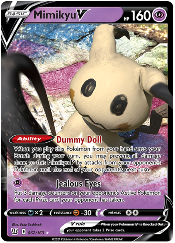 Mimikyu V (062/163) [Sword & Shield: Battle Styles] - Waypoint Games CA