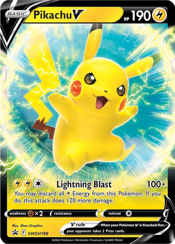 Pikachu V (SWSH198) [Sword & Shield: Black Star Promos] - Waypoint Games CA