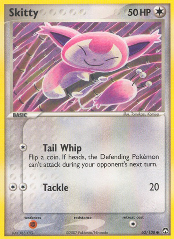 Skitty (62/108) [EX: Power Keepers] - Waypoint Games CA