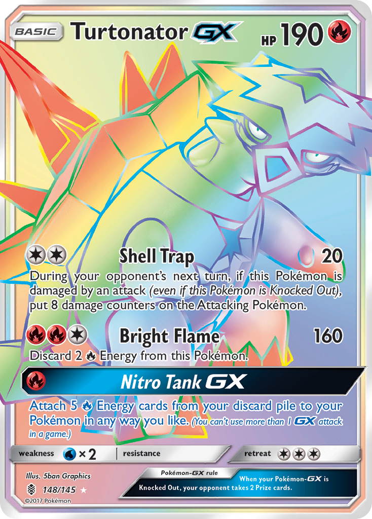 Turtonator GX (148/145) [Sun & Moon: Guardians Rising] - Waypoint Games CA