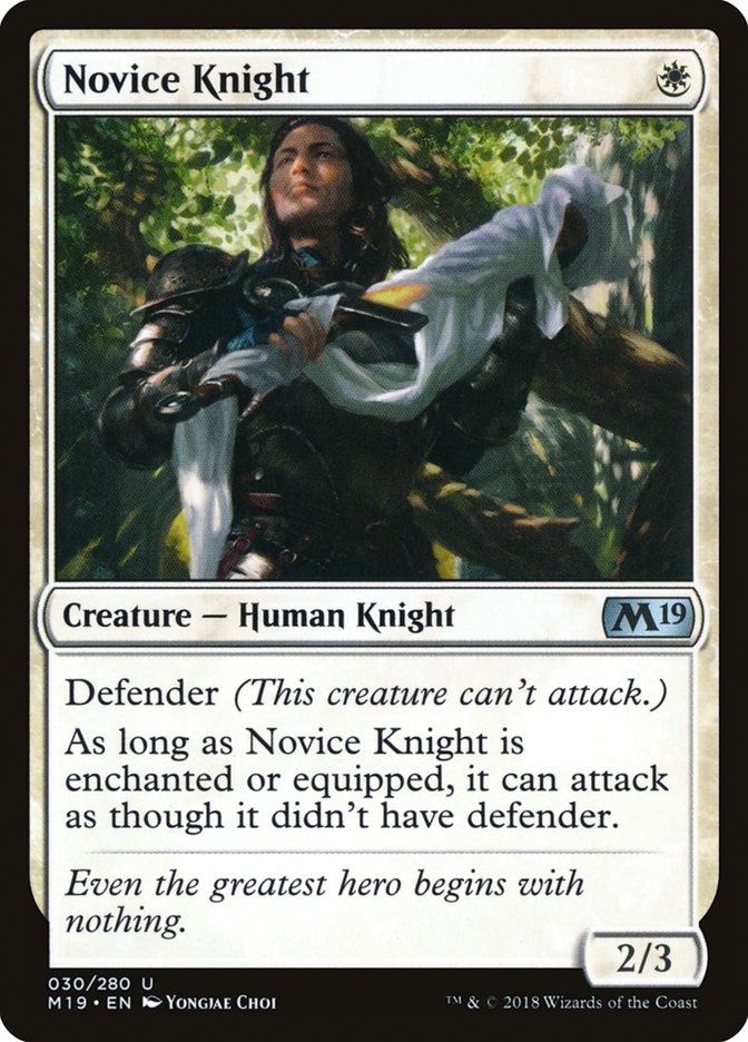 Novice Knight [Core Set 2019] - Waypoint Games CA