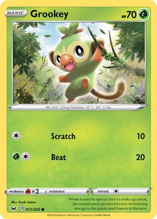 Grookey (011/202) (Premium Collection) [Sword & Shield: Base Set] - Waypoint Games CA