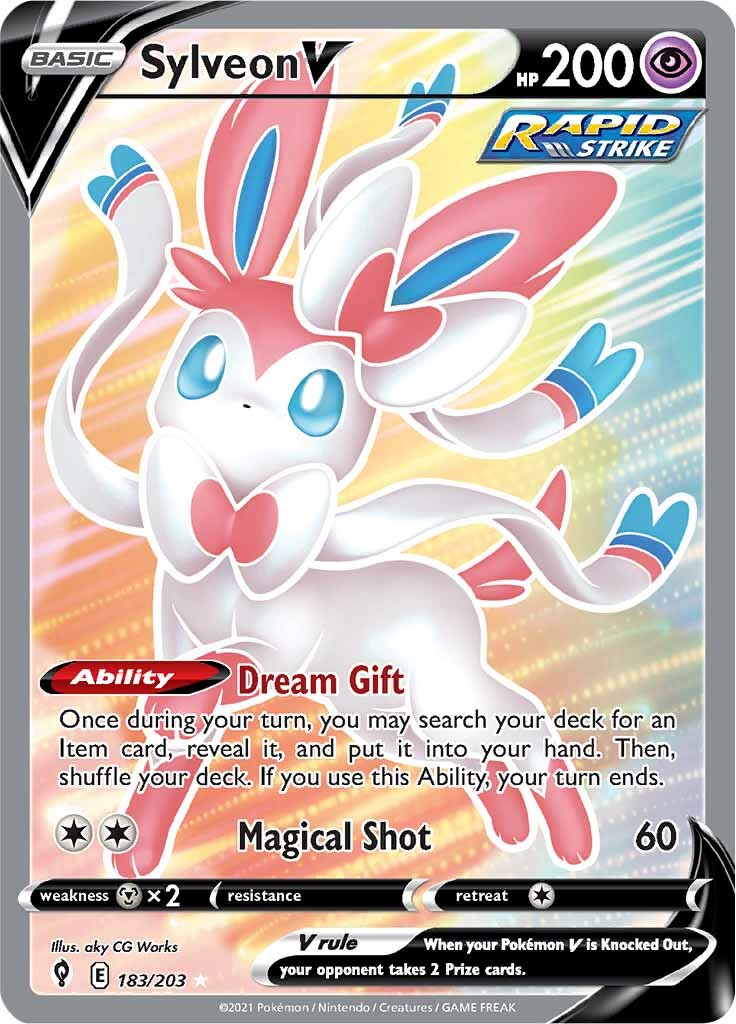 Sylveon V (183/203) [Sword & Shield: Evolving Skies] - Waypoint Games CA