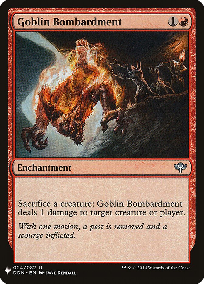 Goblin Bombardment [Mystery Booster] - Waypoint Games CA