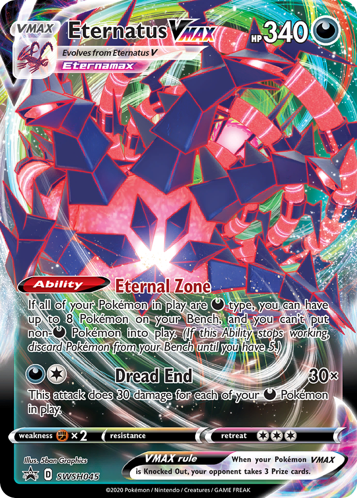 Eternatus VMAX (SWSH045) (Jumbo Card) [Sword & Shield: Black Star Promos] - Waypoint Games CA