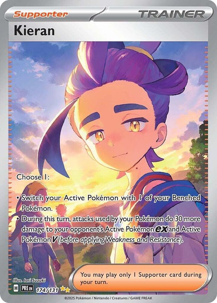 Kieran (174/131) [Scarlet & Violet: Prismatic Evolutions] - Waypoint Games CA