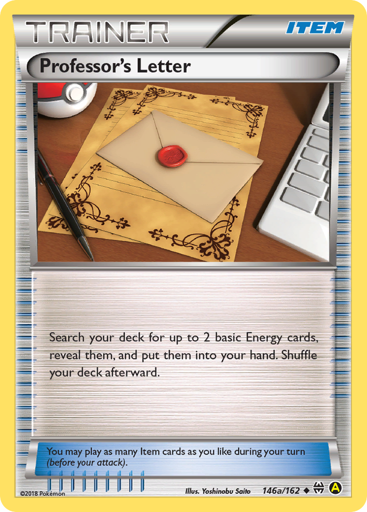 Professor's Letter (146a/162) [Alternate Art Promos] - Waypoint Games CA
