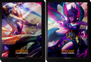 Riftbound: League of Legends TCG Art Sleeves - Standard Size - 100ct - Vendetta - Kayle VS Morgana