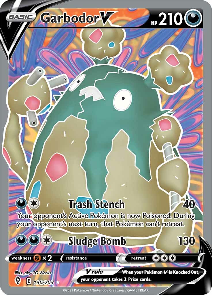 Garbodor V (190/203) [Sword & Shield: Evolving Skies] - Waypoint Games CA