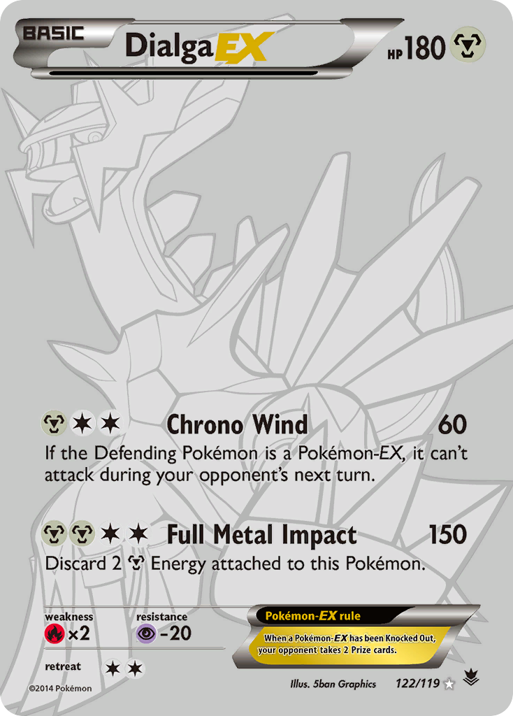 Dialga EX (122/119) [XY: Phantom Forces] - Waypoint Games CA