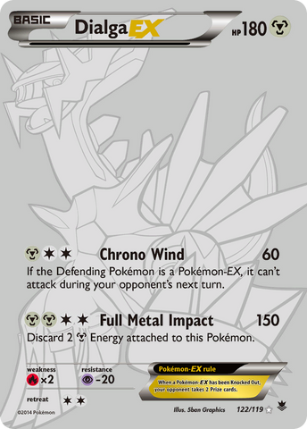 Dialga EX (122/119) [XY: Phantom Forces] - Waypoint Games CA