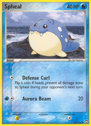 Spheal (65/108) [EX: Power Keepers] - Waypoint Games CA