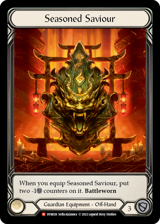 Seasoned Saviour [DYN026] (Dynasty)  Rainbow Foil - Waypoint Games CA