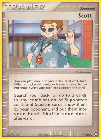 Scott (81/108) [EX: Power Keepers] - Waypoint Games CA