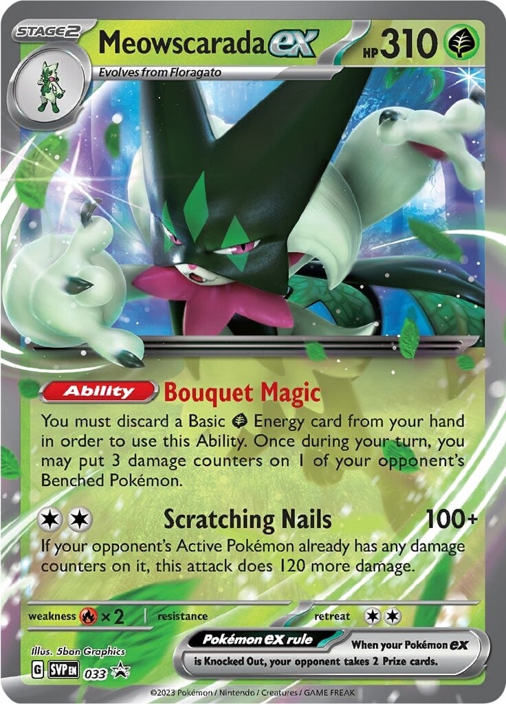Meowscarada ex (033) [Scarlet & Violet: Black Star Promos] - Waypoint Games CA