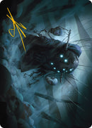 Meldweb Curator Art Card (Gold-Stamped Signature) [Phyrexia: All Will Be One Art Series] - Waypoint Games CA