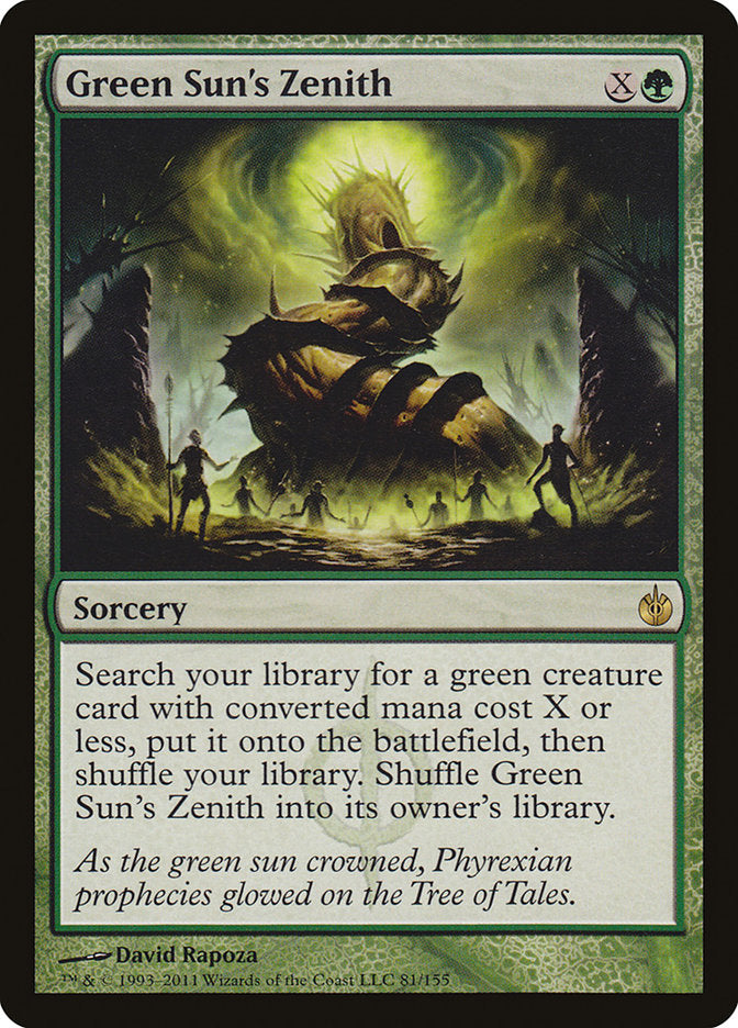 Green Sun's Zenith [Mirrodin Besieged] - Waypoint Games CA