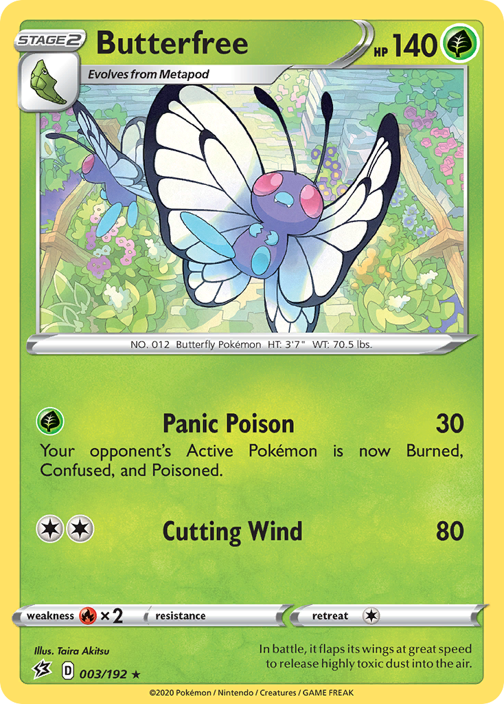 Butterfree (003/192) [Sword & Shield: Rebel Clash] - Waypoint Games CA