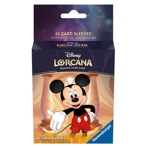 Disney Lorcana Card Sleeves - Mickey Mouse (65-Pack)