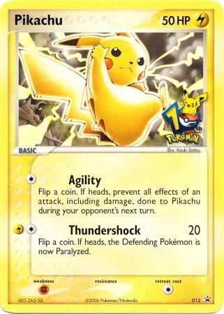 Pikachu (012) (10th Anniversary Promo) [Miscellaneous Cards] - Waypoint Games CA