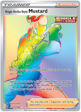 Single Strike Style Mustard (177/163) [Sword & Shield: Battle Styles] - Waypoint Games CA