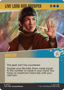 Live Long and Prosper (Showcase) (Surge Foil) [Star Trek]