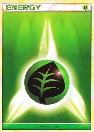 Grass Energy (2010 Unnumbered HGSS Style) [League & Championship Cards] - Waypoint Games CA